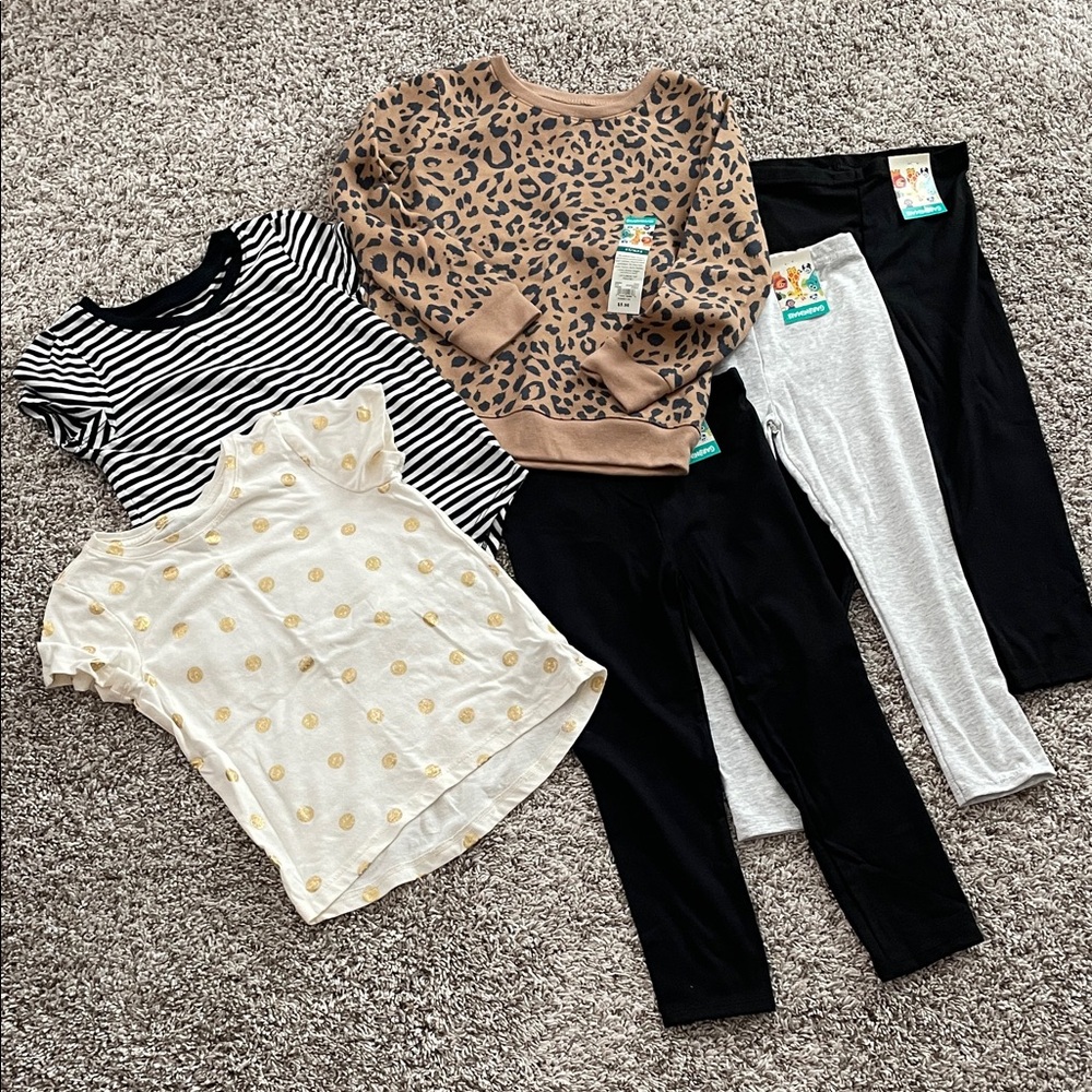 Leopard Print Sweater and Leggings Set